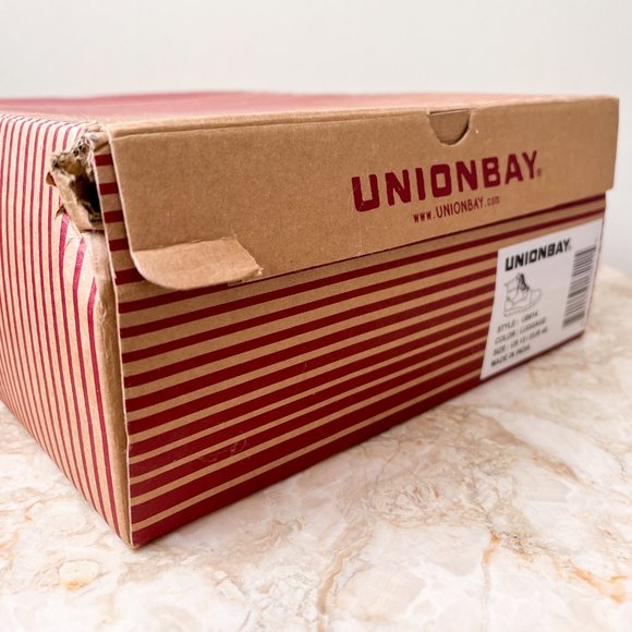 Unionbay Size 13 Leather Faux Fur-lined Lace-up Round Toe Brown Tan Ankle Boots - Picture 14 of 15